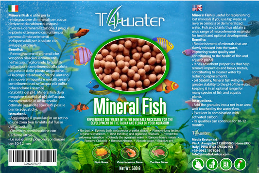 Mineral Fish –(500g) Mineralizzatore Naturale per Acquari