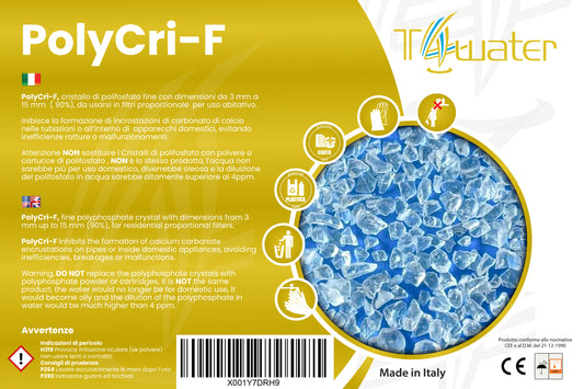 Cristalli di Polifosfato -Ricarica da 1 kg.